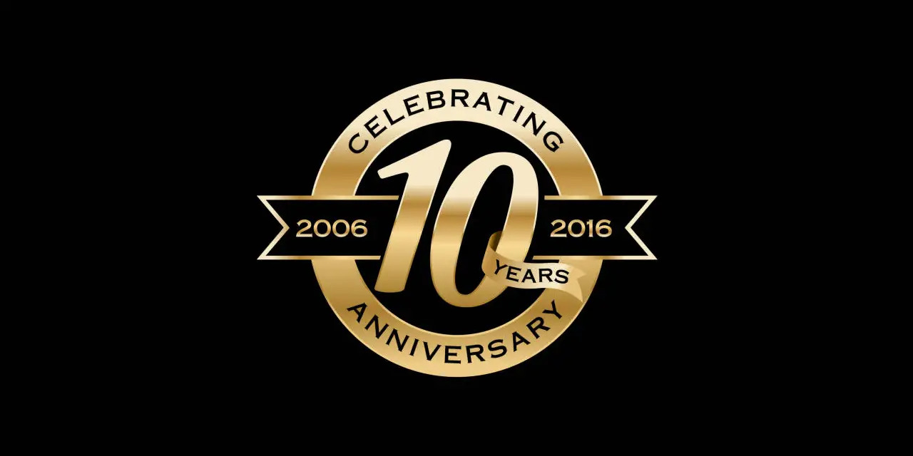 10 Years in Business